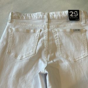 Joe’s Jeans HIGH RISE BOOTCUT white 29 frayed